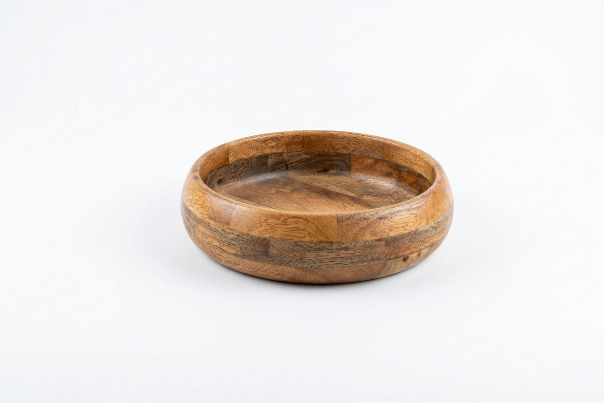 Urban Nest Wooden Serving Bowl