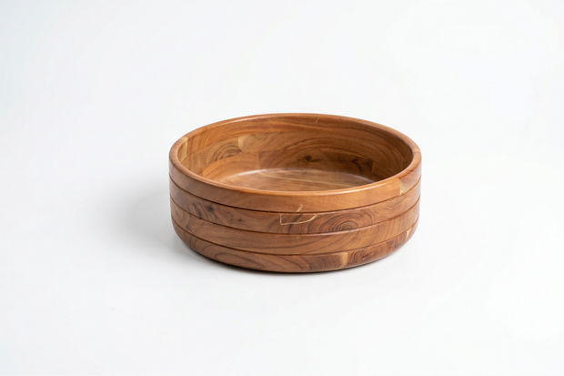 TimberAura Deep Serving Bowl