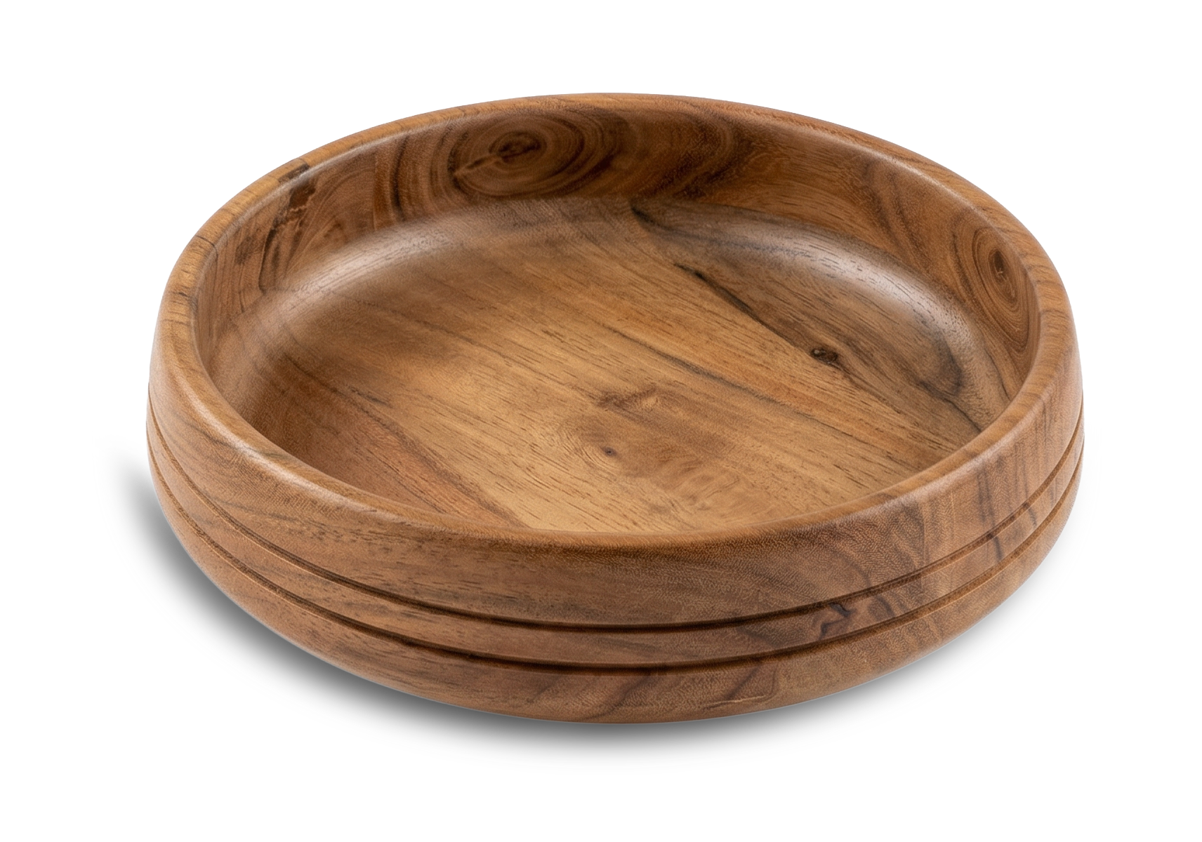 RoyalNest Wooden Serving Bowl