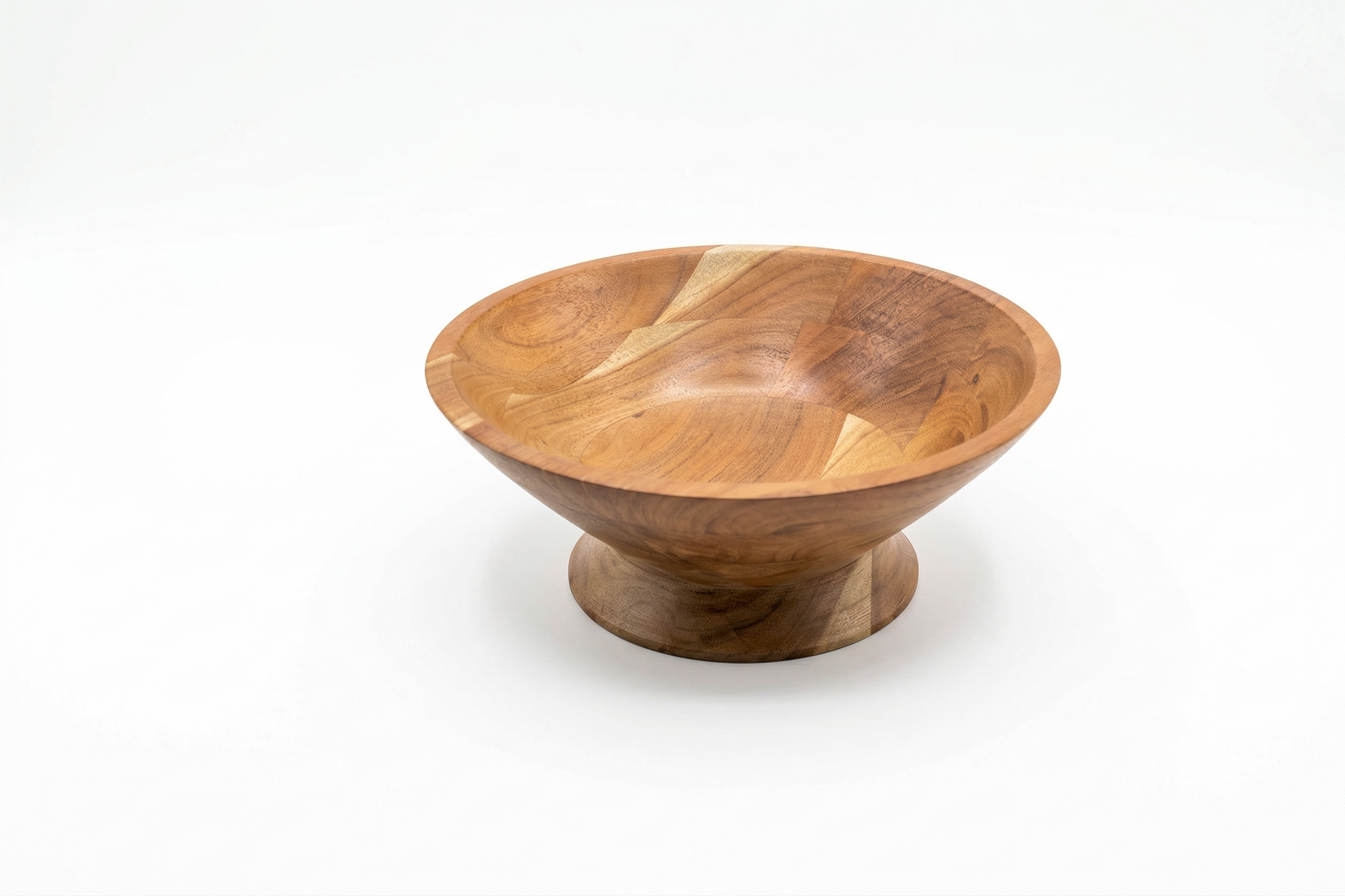 CrownVista Pedestal Wooden Bowl
