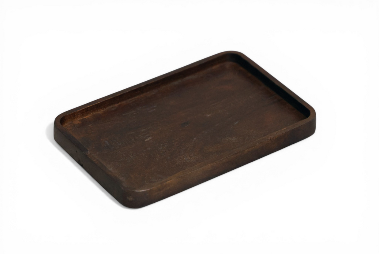 MidnightOak Wooden Serving Tray