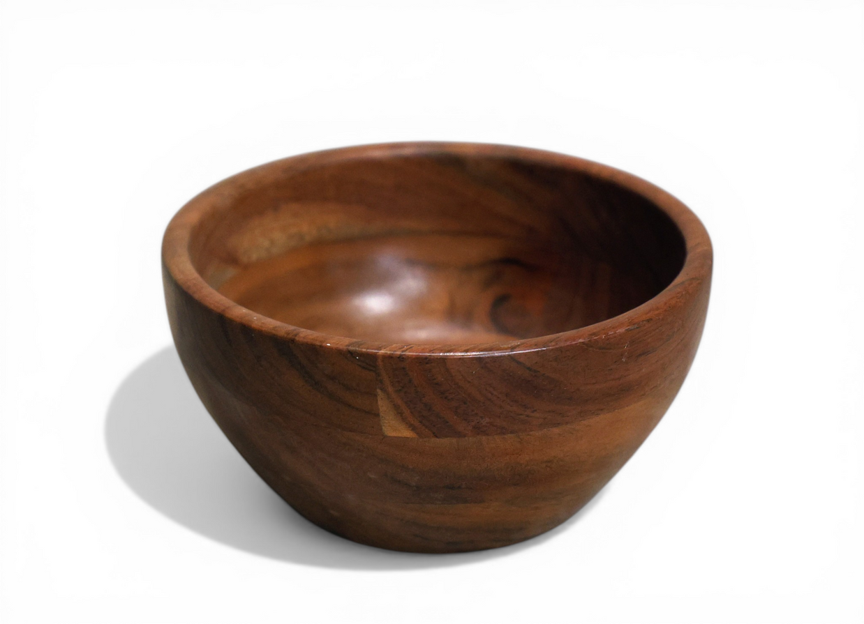 WalnutGlow Wooden Bowl
