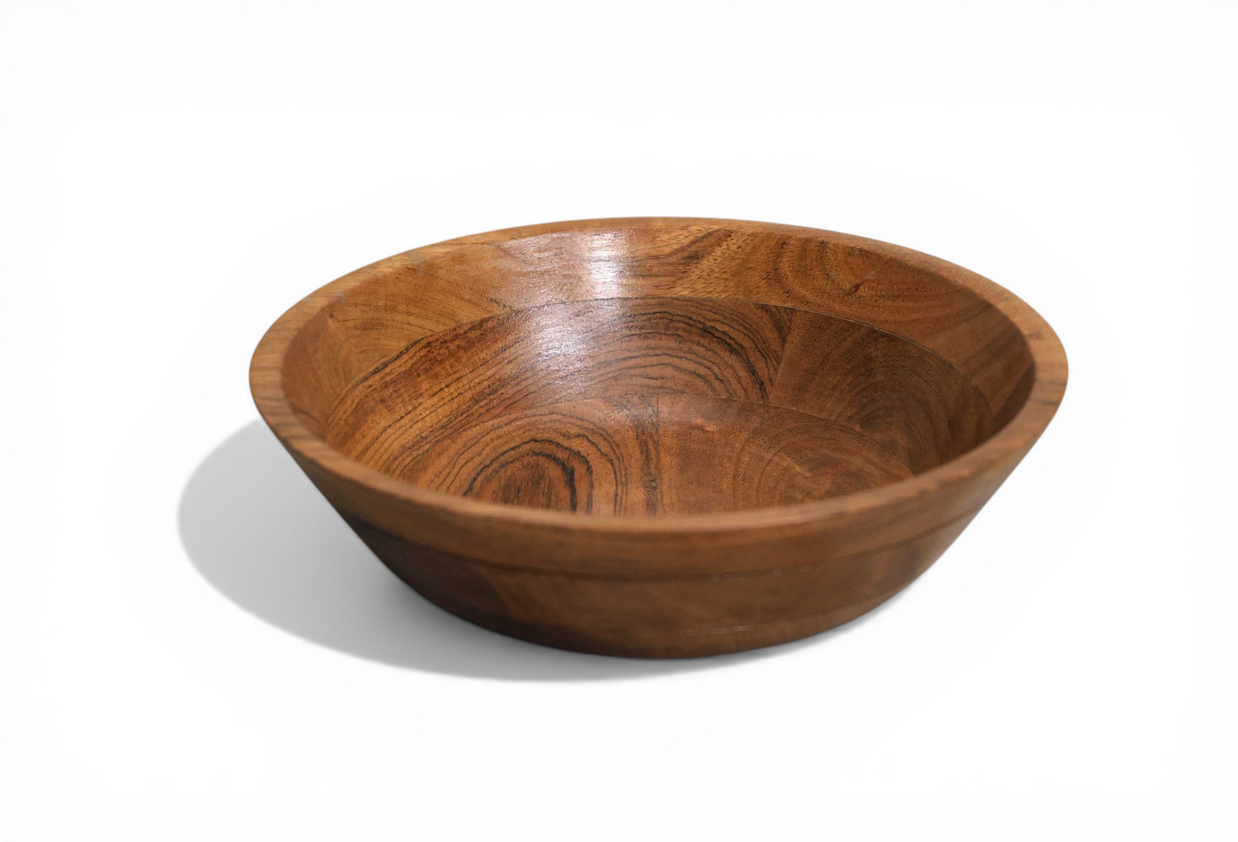 RoyalGrain Wooden Serving Bowl