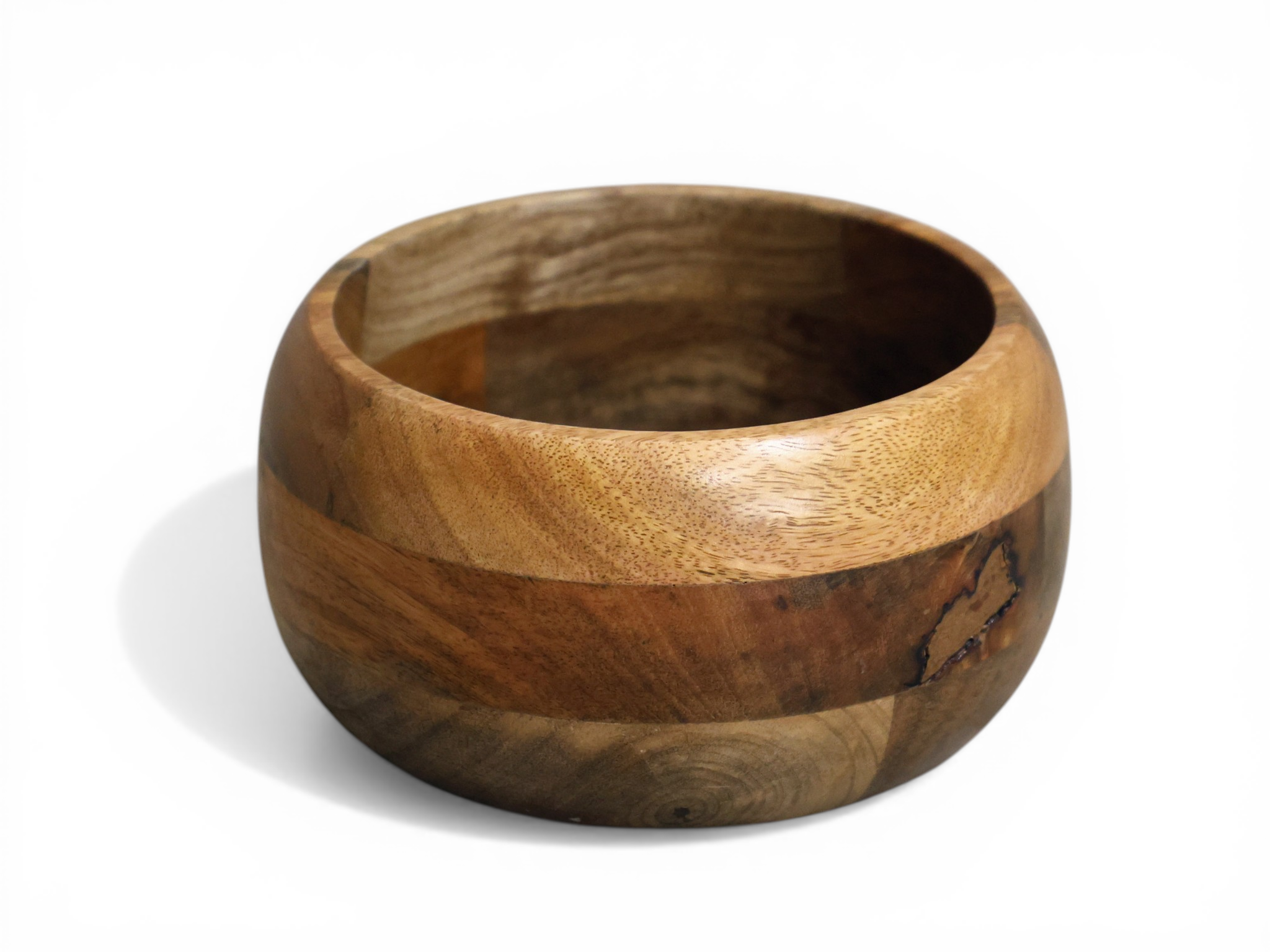 RusticFusion Wooden Bowl
