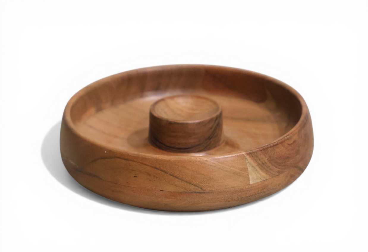 TimberServe Dip & Snack Tray