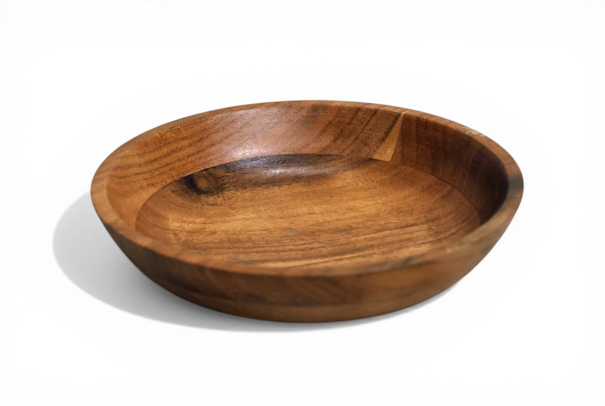 RusticWood Shallow Serving Bowl
