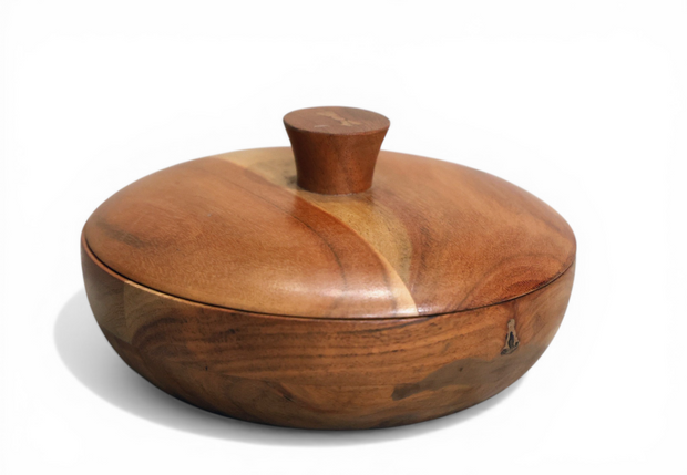Handmade Wooden Storage Box with Lid