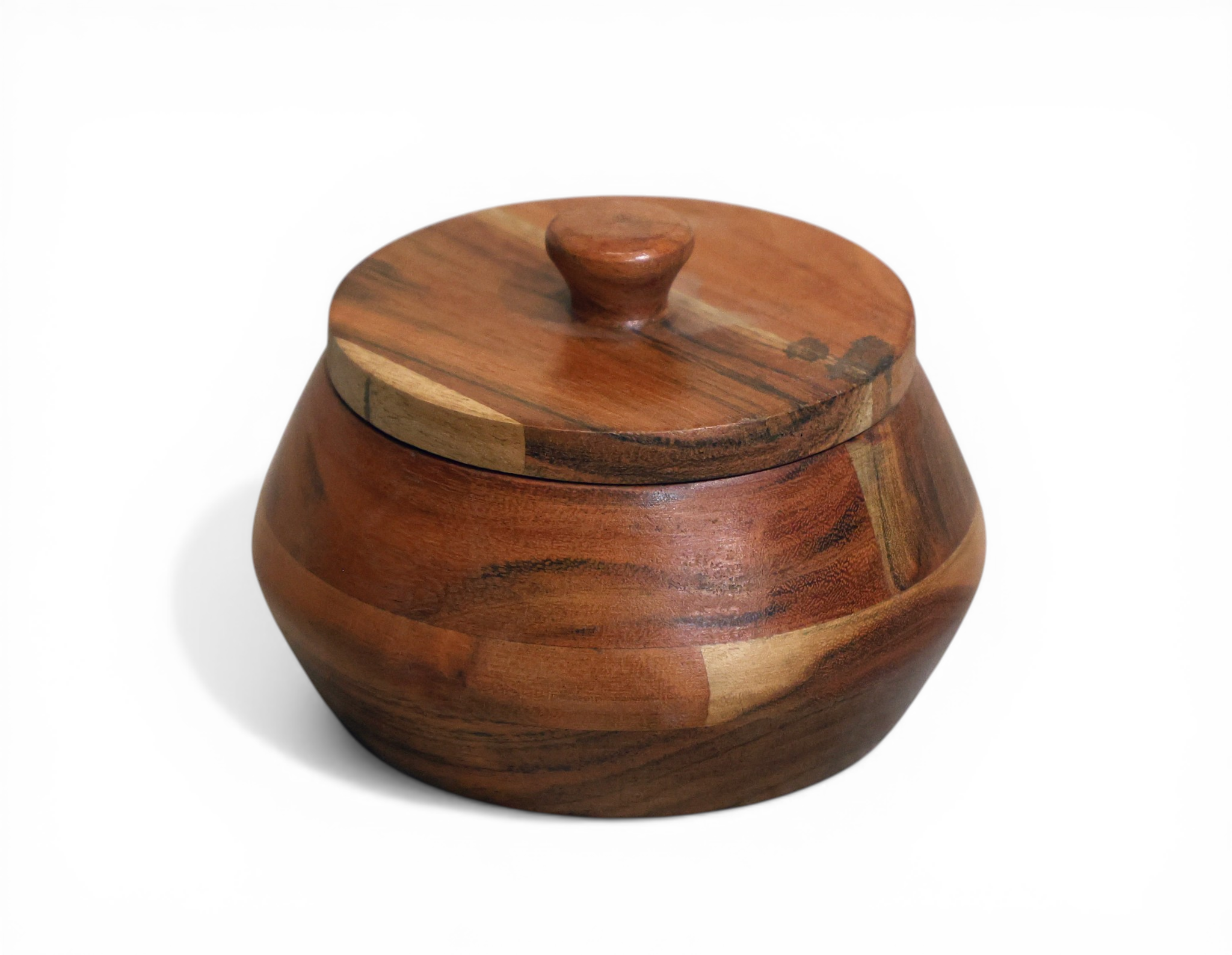 Natural Wood Organizer Container