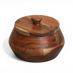 Natural Wood Organizer Container