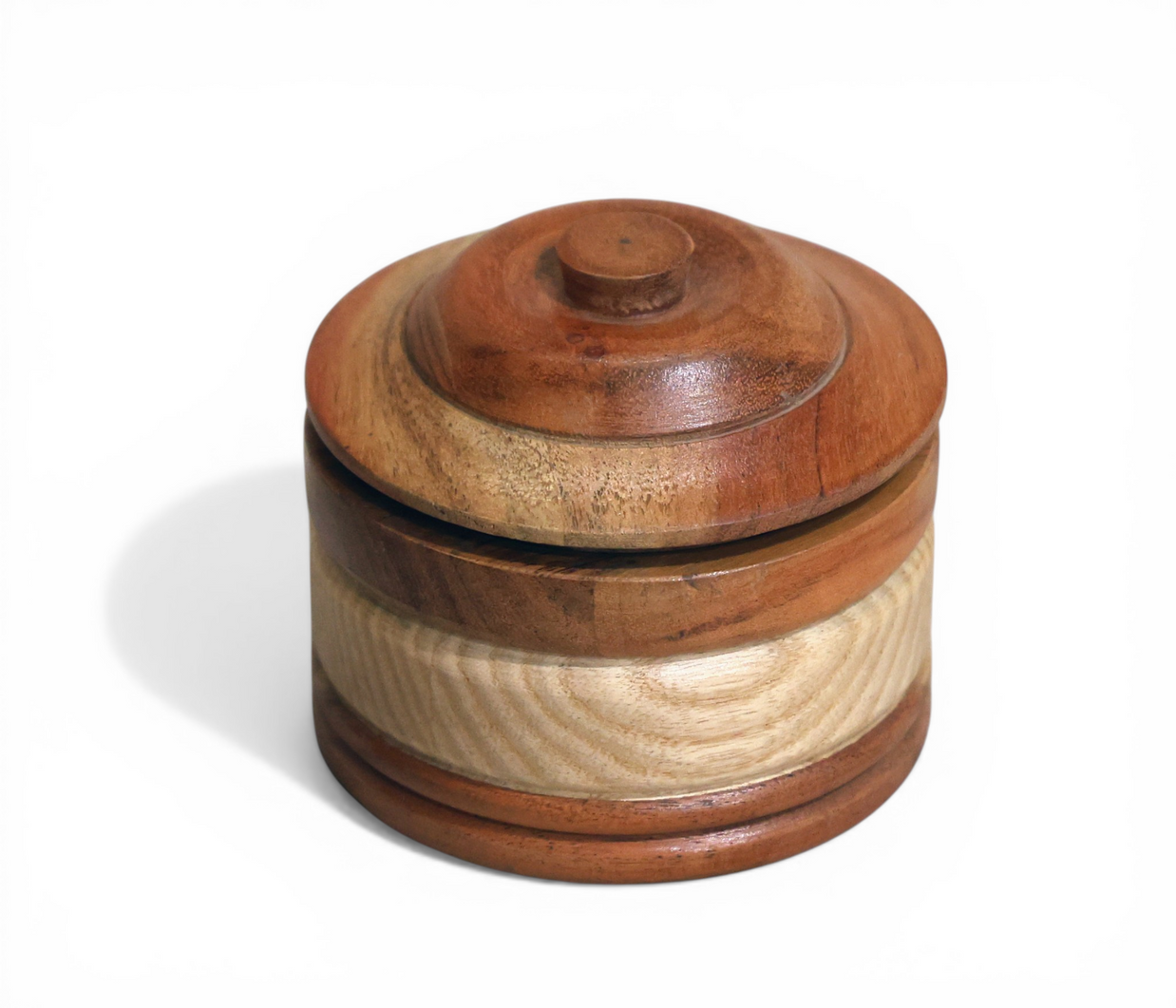 Premium Wooden Storage Canister with Lid