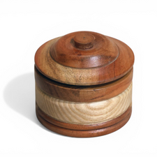 Premium Wooden Storage Canister with Lid