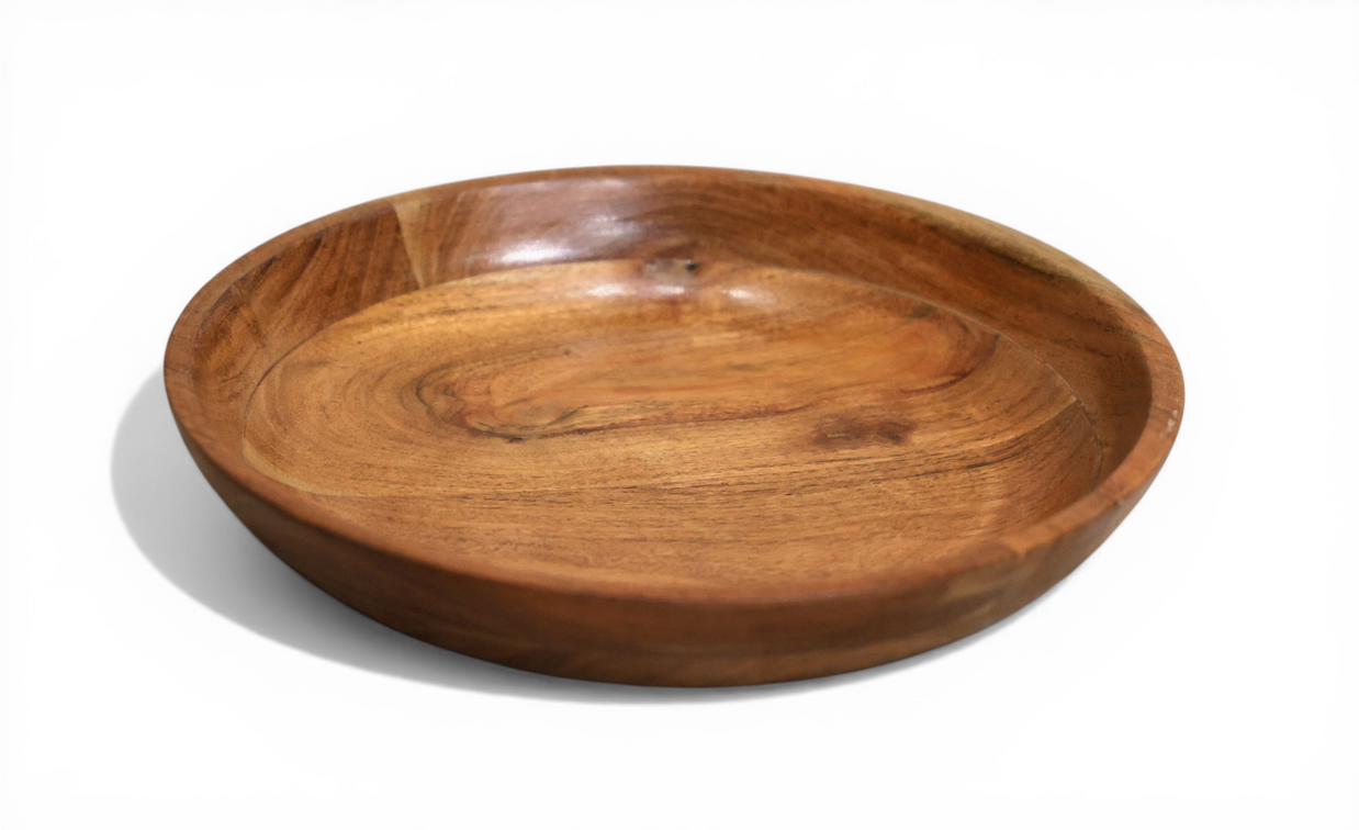 Acacia Wood Snack Platter