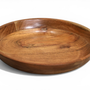 Acacia Wood Snack Platter