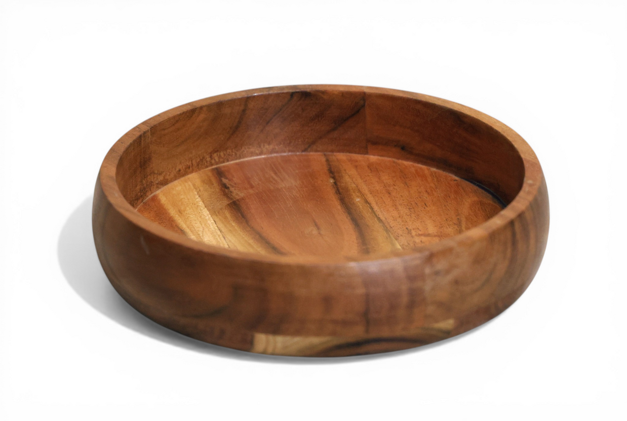 Woodland Round Serving Tray Bowl