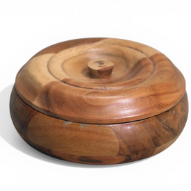 Swirl Grain Wooden Storage Box
