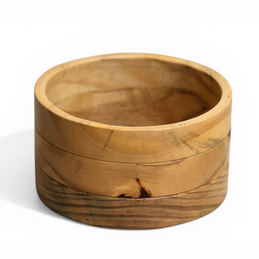 Natural Wood Utility Storage Bowl