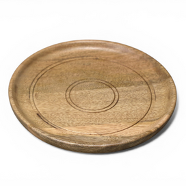 ChakraVeda Wooden Serving Plate