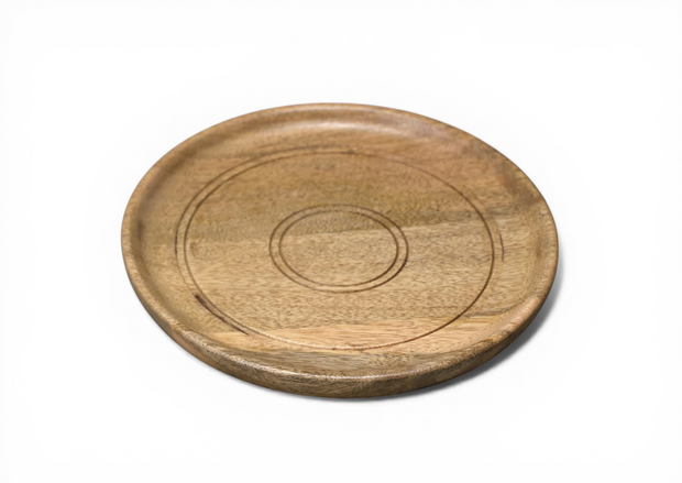 ChakraVeda Wooden Serving Plate