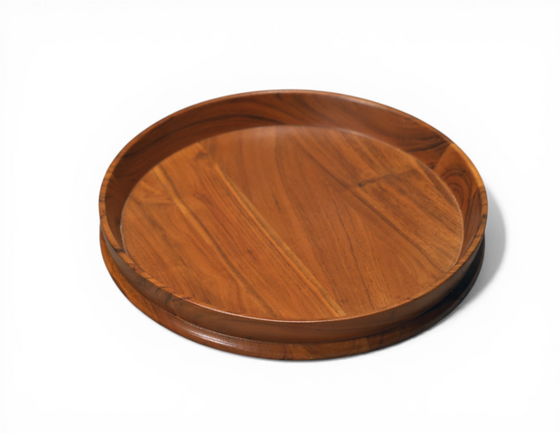 Natural Wood Utility Plate