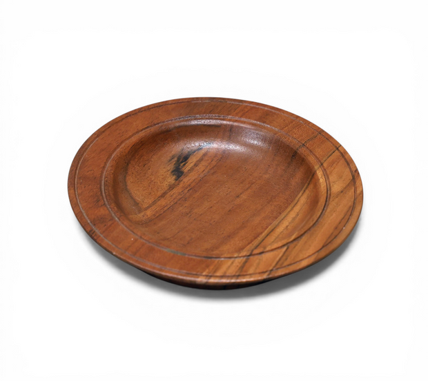 RudraCraft Wooden Curved Plate