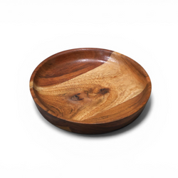 Dual Tone Wooden Serving Bowl