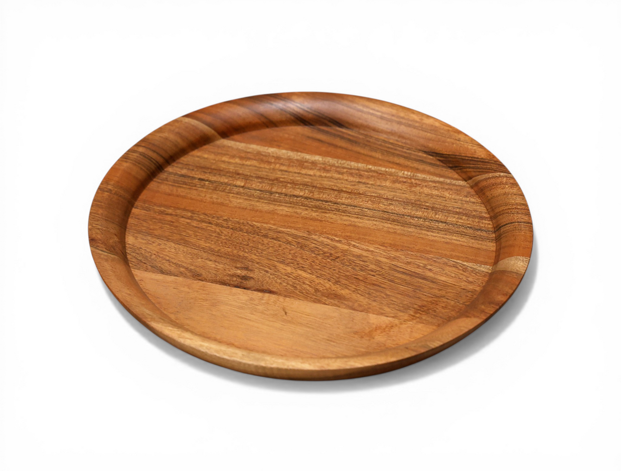 Classic Wooden Serving Plate