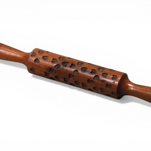Textured Wooden Rolling Pin