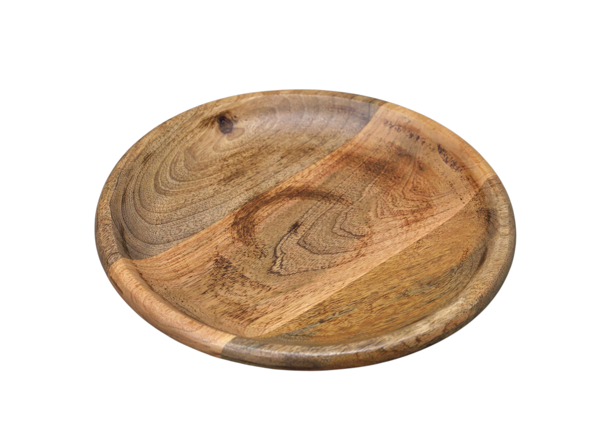 Handcrafted Wooden Serving Bowl Plate