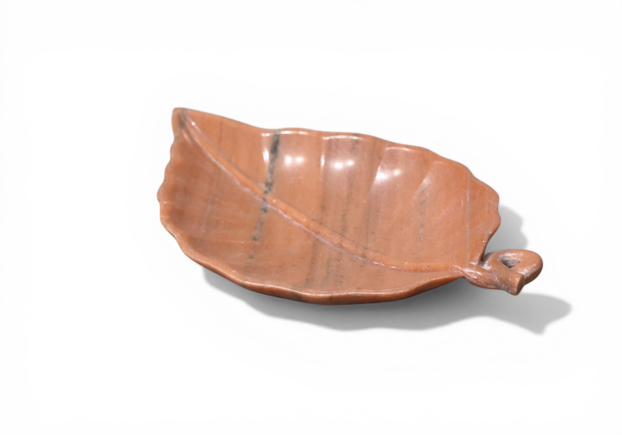 Leaf Shaped Marble Decorative Tray