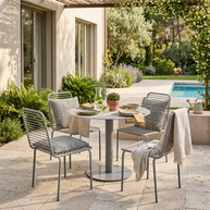 Dove Grey Outdoor Dining Set