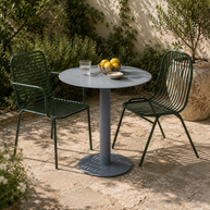 Dove Grey Outdoor Dining Table