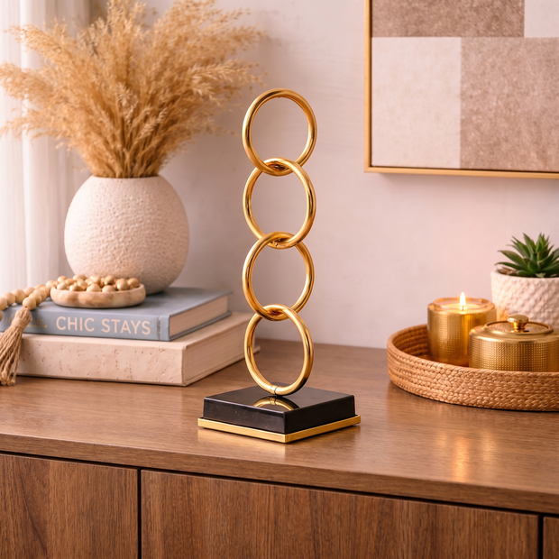 Linked Rings Sculpture