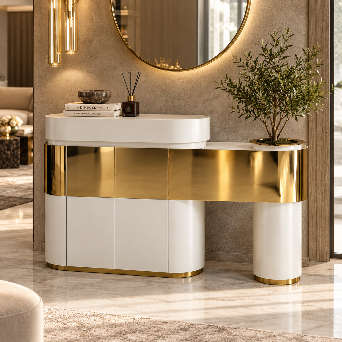 Bellagio Sculptural Console