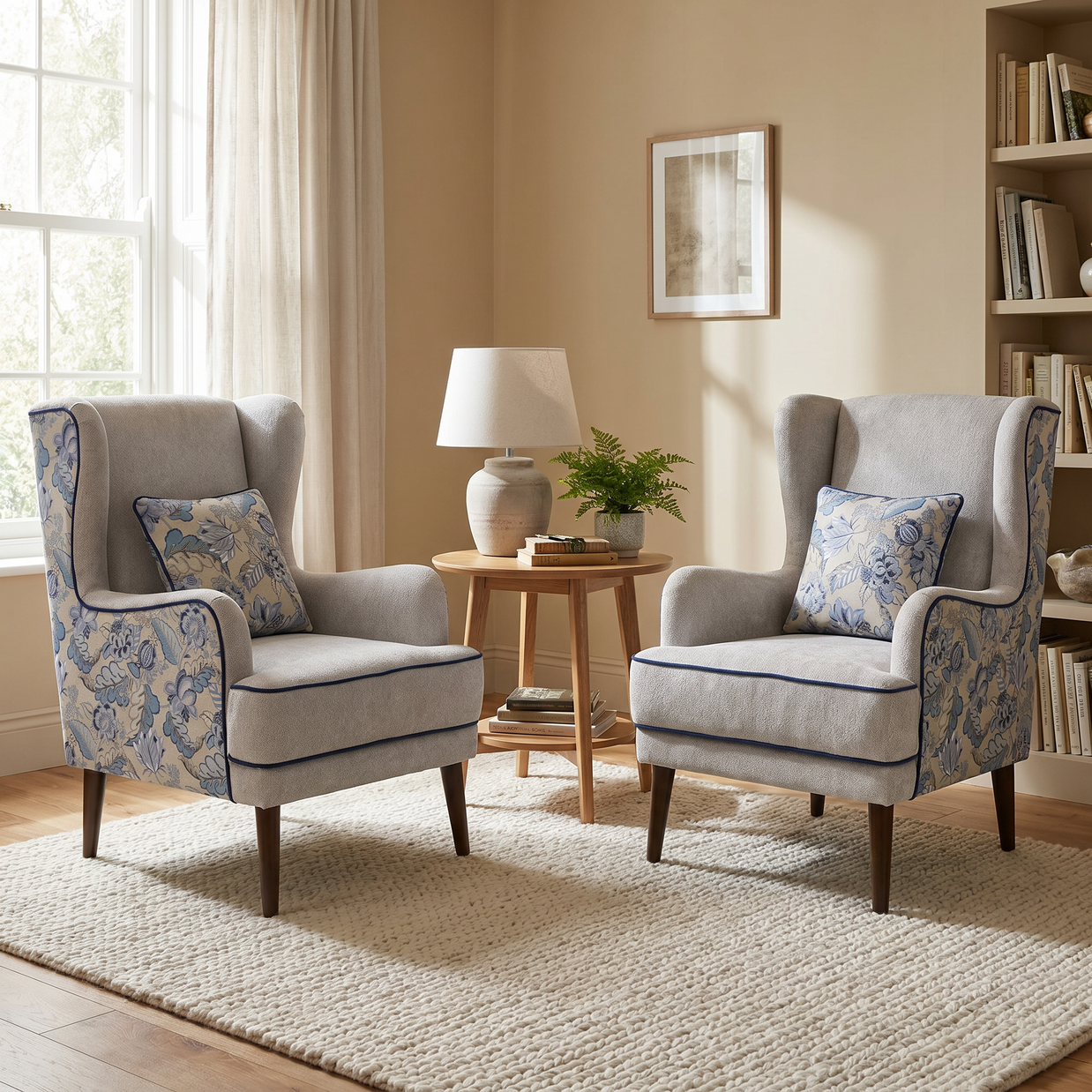 The Cambridge Linen & Bloom Armchair
