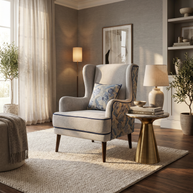 The Cambridge Linen & Bloom Armchair