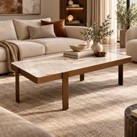 Opulent Living Luxe Rectangular Coffee Table