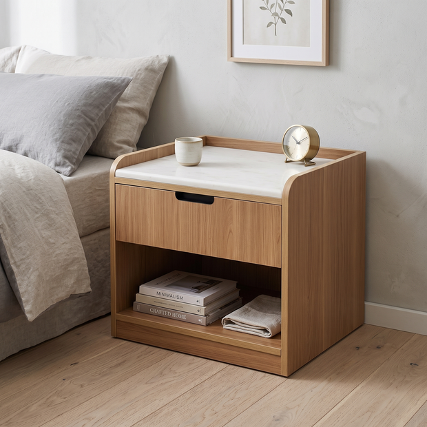 Veyra Contemporary Nightstand