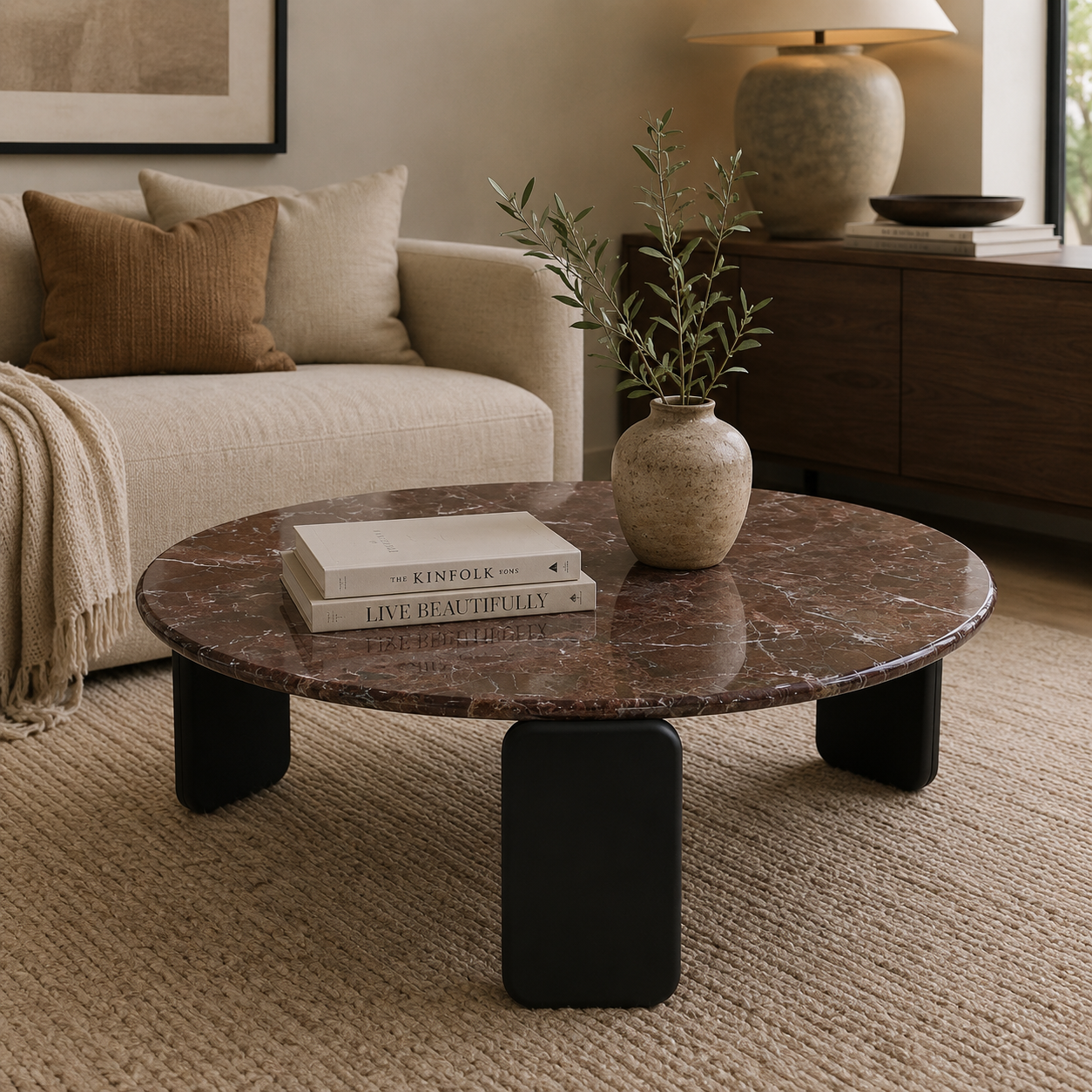 Rubino Marble Coffee Table