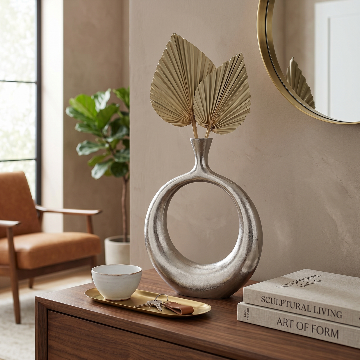 Lunavera Halo Shine Decorative Vase