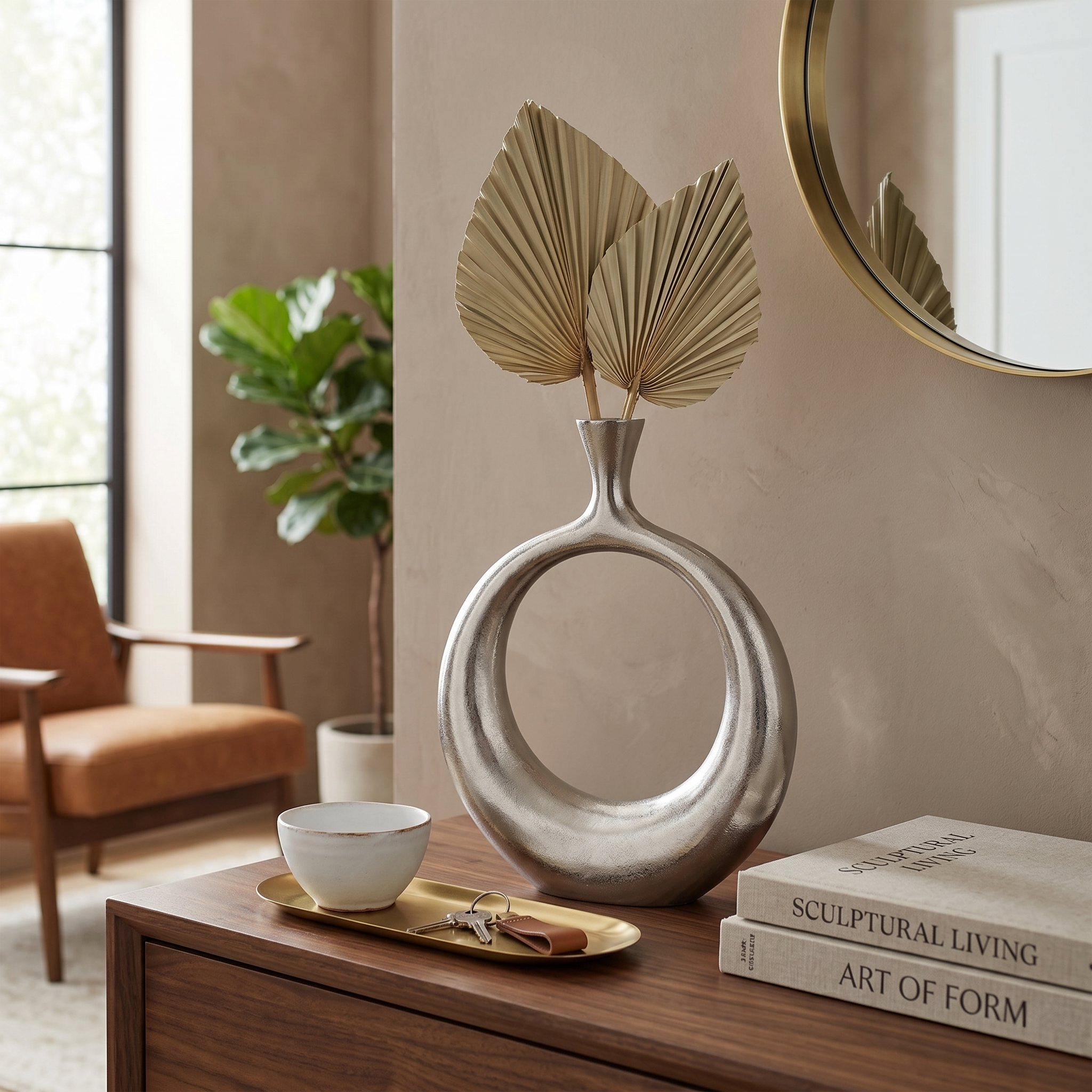 Lunavera Halo Shine Decorative Vase