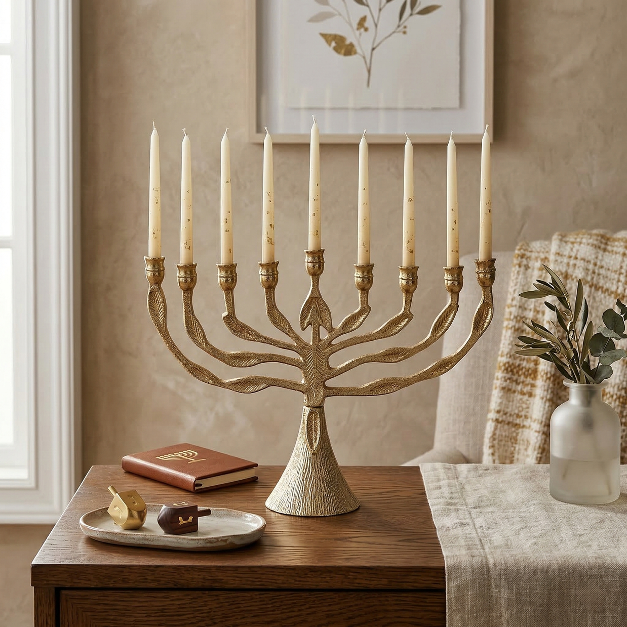 Golden Tree Candelabra