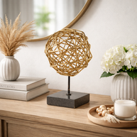 Interlock Sphere Art Piece