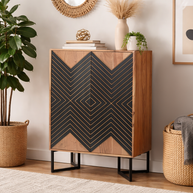 Madison Stripe Cabinet