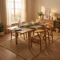 OakWing Extendable Table