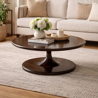 Orbis Pedestal Coffee Table