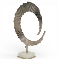 Crescent Flow Art Accent