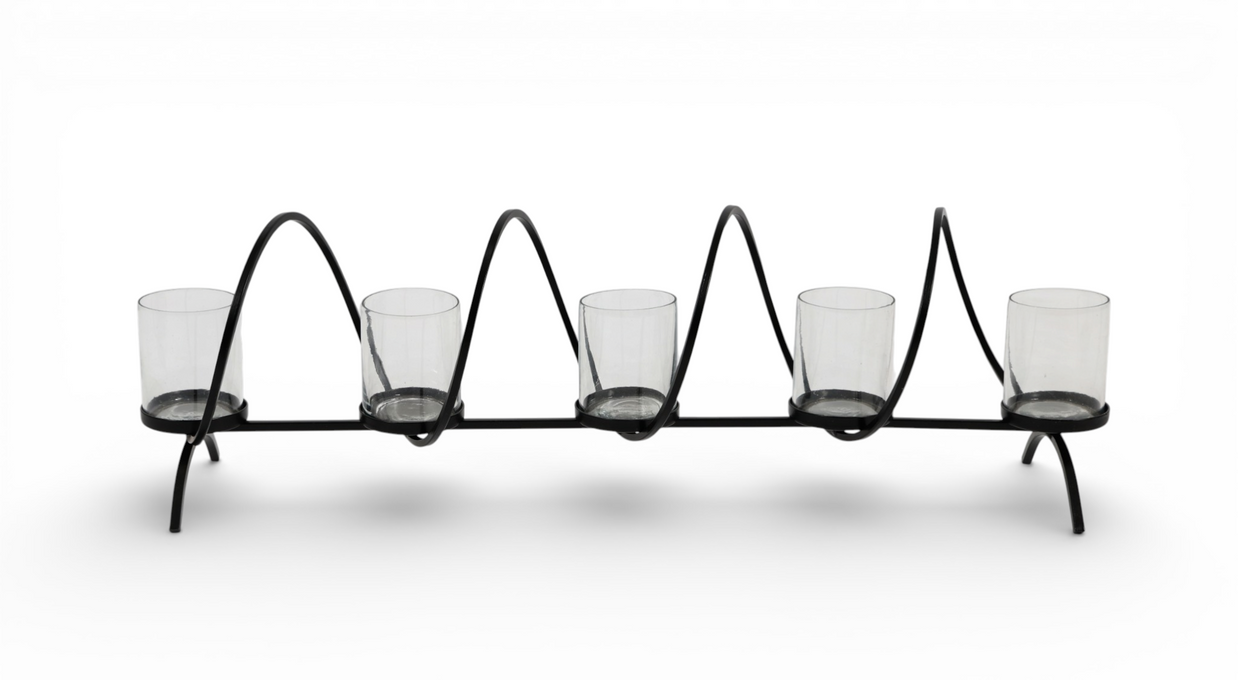 WaveLine 5-Light Candle Holder