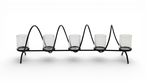 WaveLine 5-Light Candle Holder