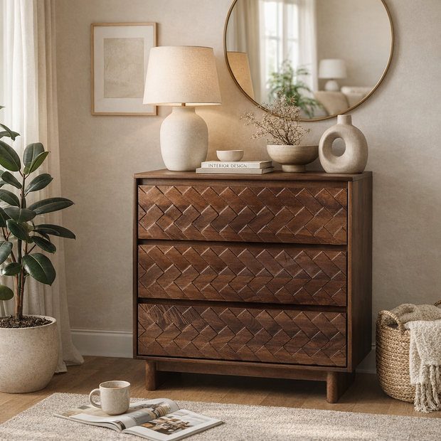 ArtisanWeave Drawer Chest