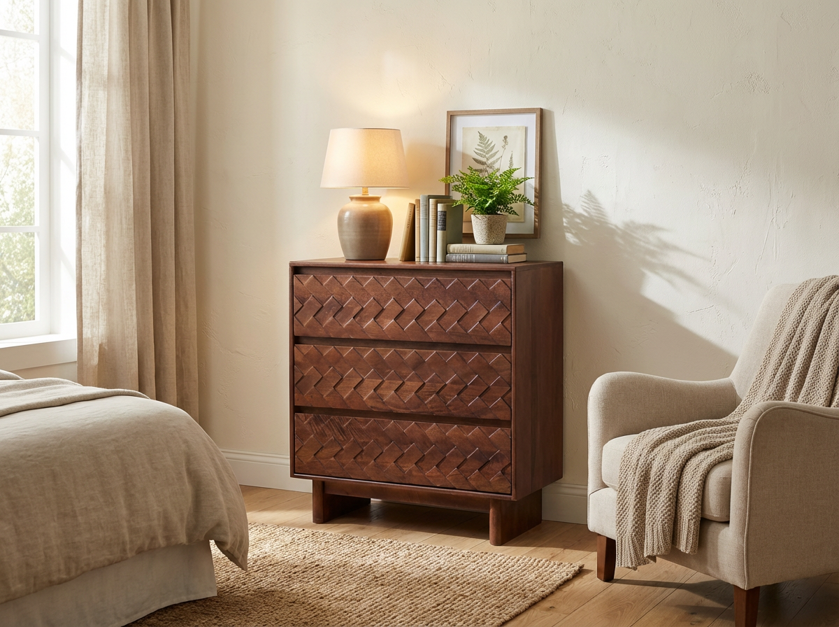ArtisanWeave Drawer Chest